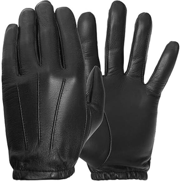 Men’s Leather Police Gloves for Law Enforcement Officers, Shooting - Picture 16 of 16